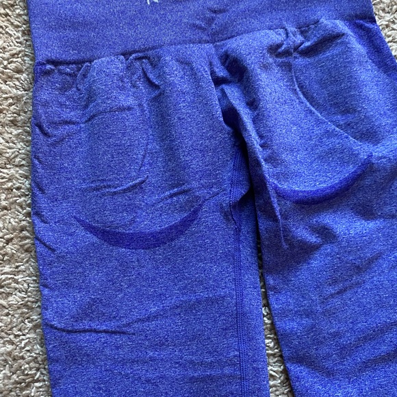 NVGTN Seamless Contour Leggings - Electric Blue - Picture 5 of 5